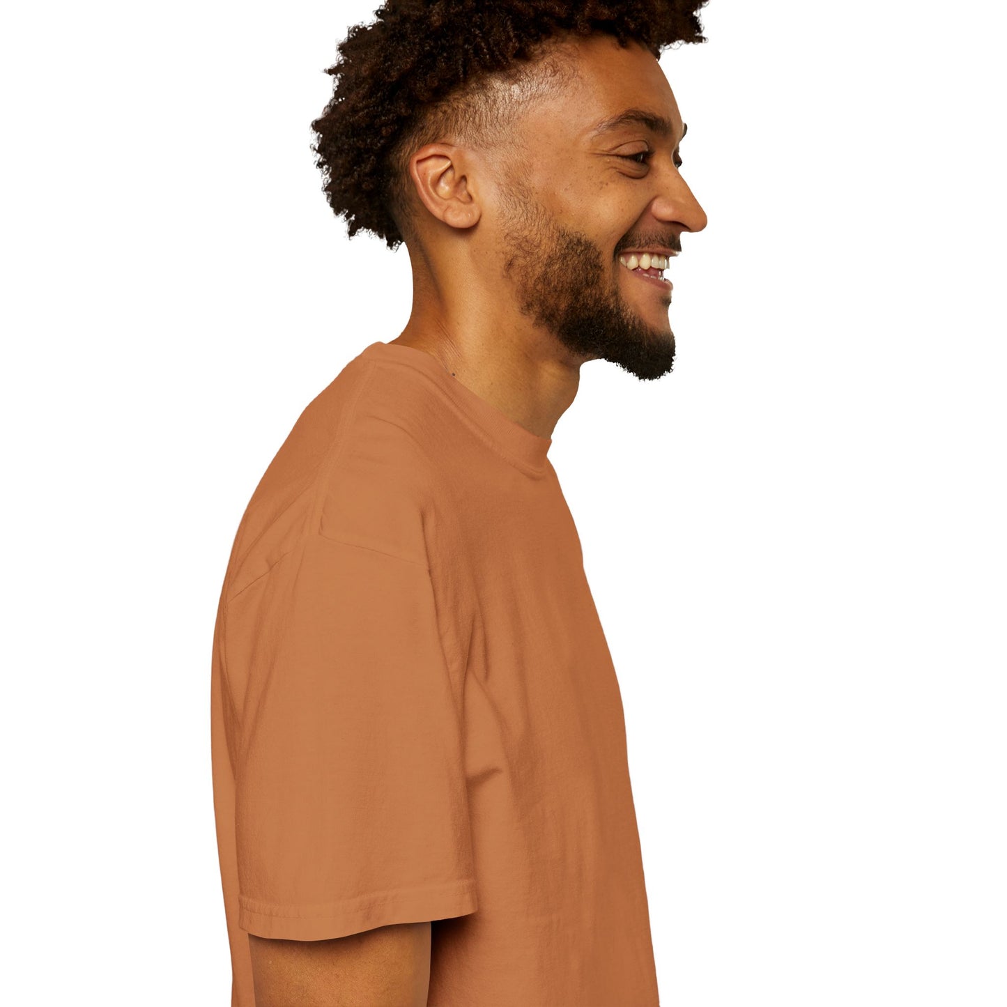 T-Shirt épais Zlash Homme - orange cocktail - logo noir