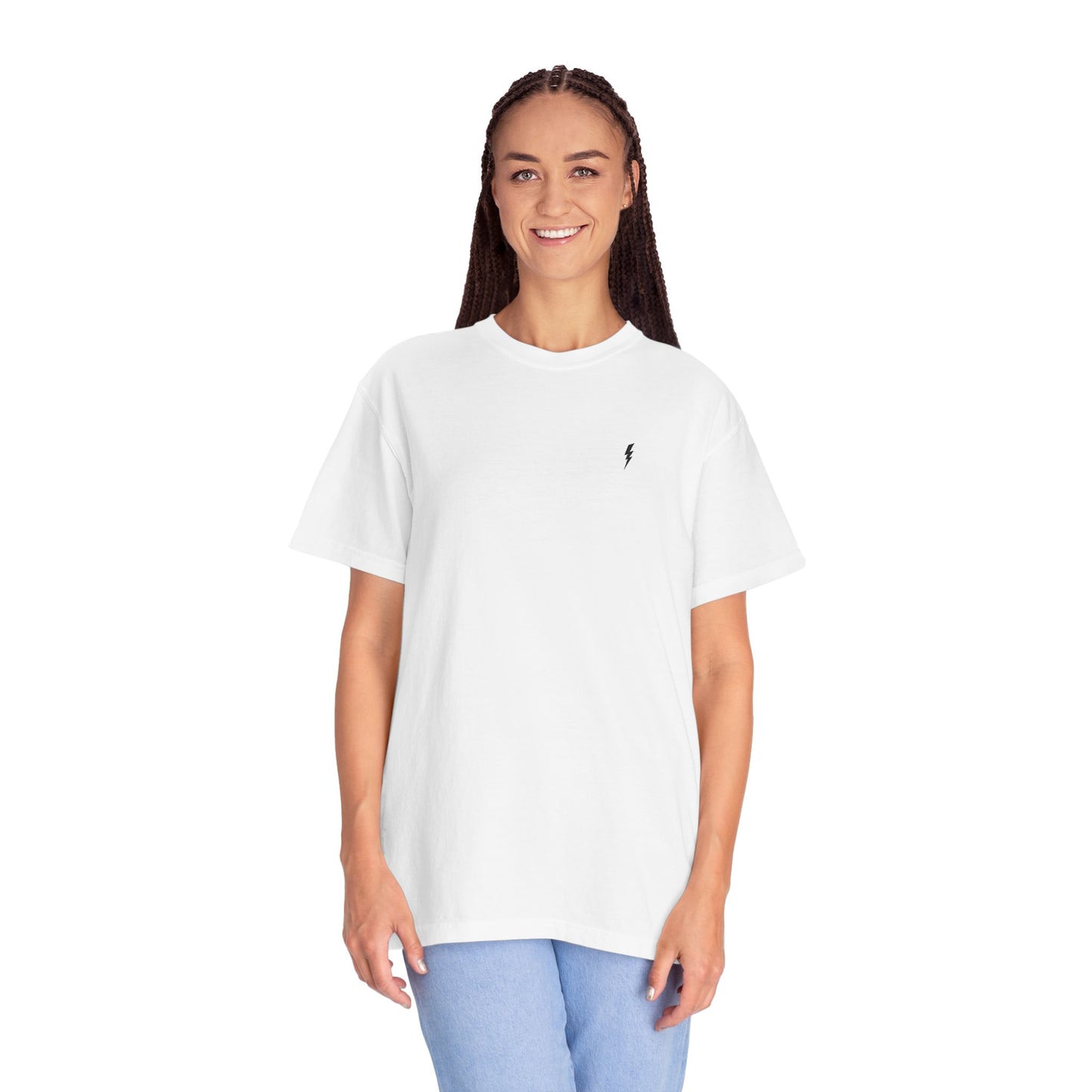 T-Shirt épais Zlash Femme - blanc - logo noir